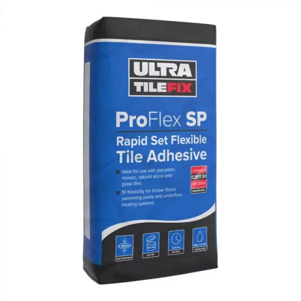 UltraTile ProFlex SP: Rapid Set Flexible Tile Adhesive